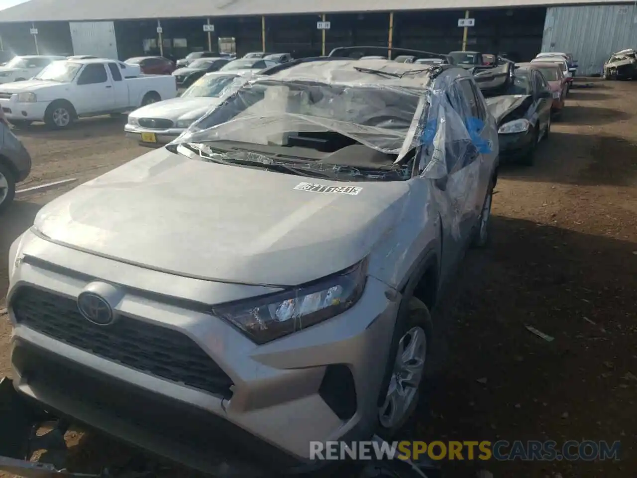 9 Photograph of a damaged car 2T3L6RFV4MW009630 TOYOTA RAV4 2021