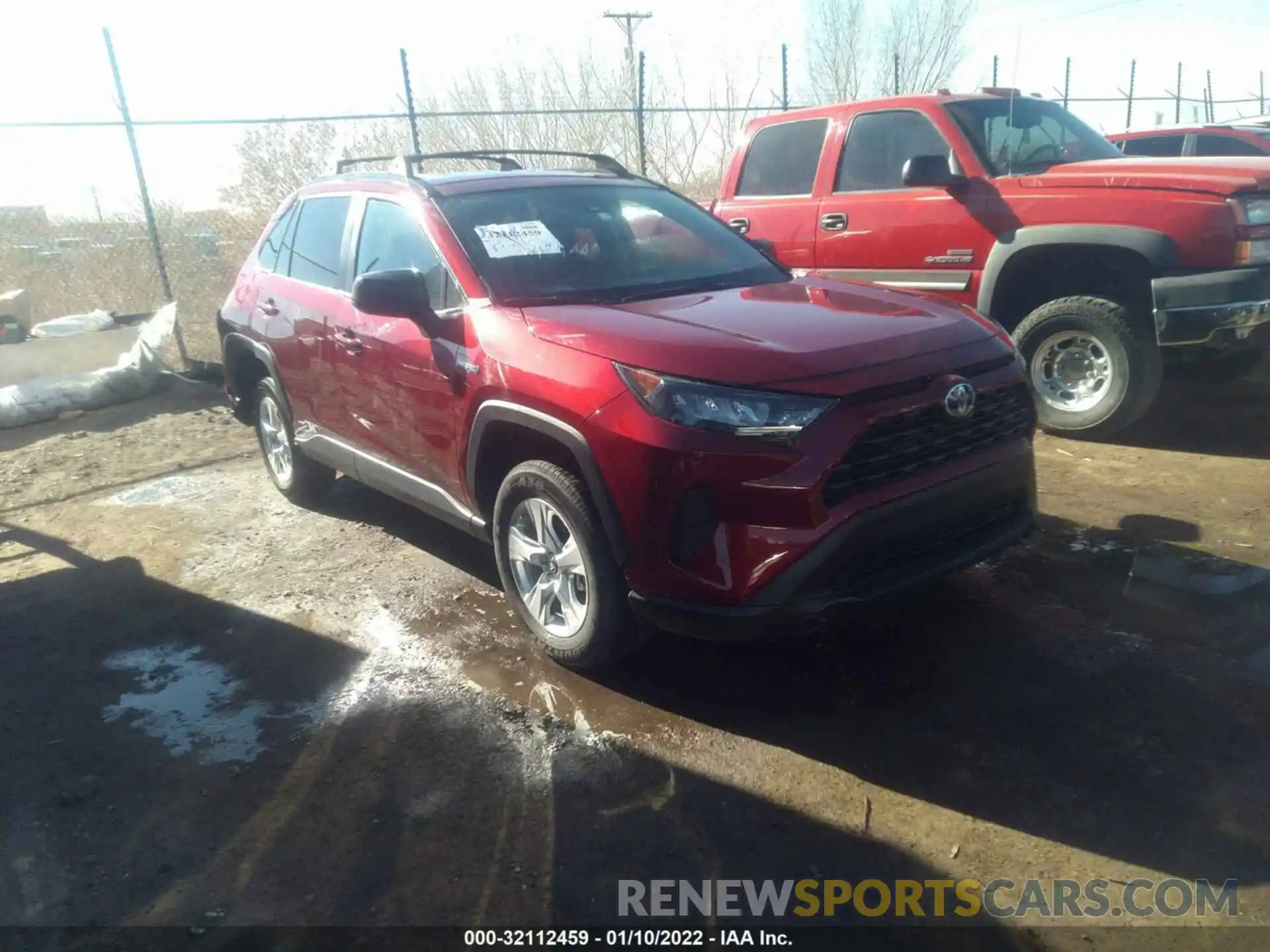 1 Фотография поврежденного автомобиля 2T3L6RFV6MW010732 TOYOTA RAV4 2021