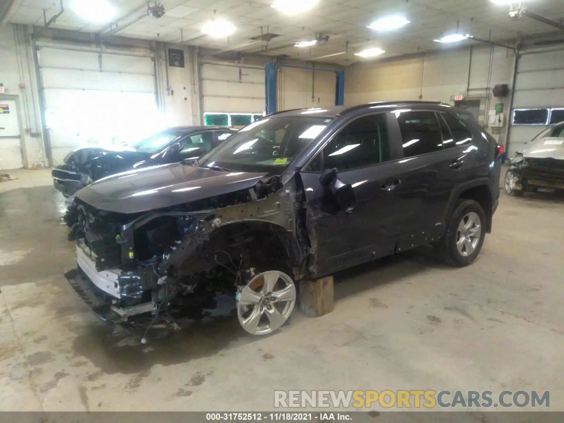 2 Photograph of a damaged car 2T3L6RFV7MW005345 TOYOTA RAV4 2021