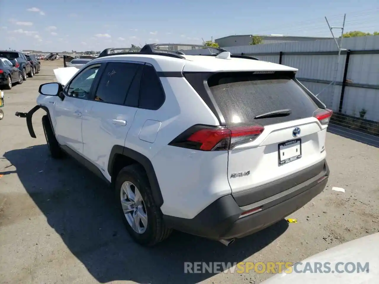 3 Photograph of a damaged car 2T3L6RFV8MW005595 TOYOTA RAV4 2021