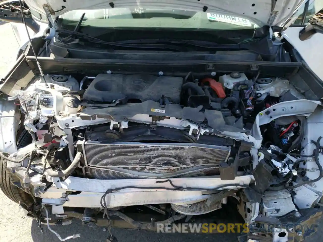 7 Photograph of a damaged car 2T3L6RFV8MW005595 TOYOTA RAV4 2021