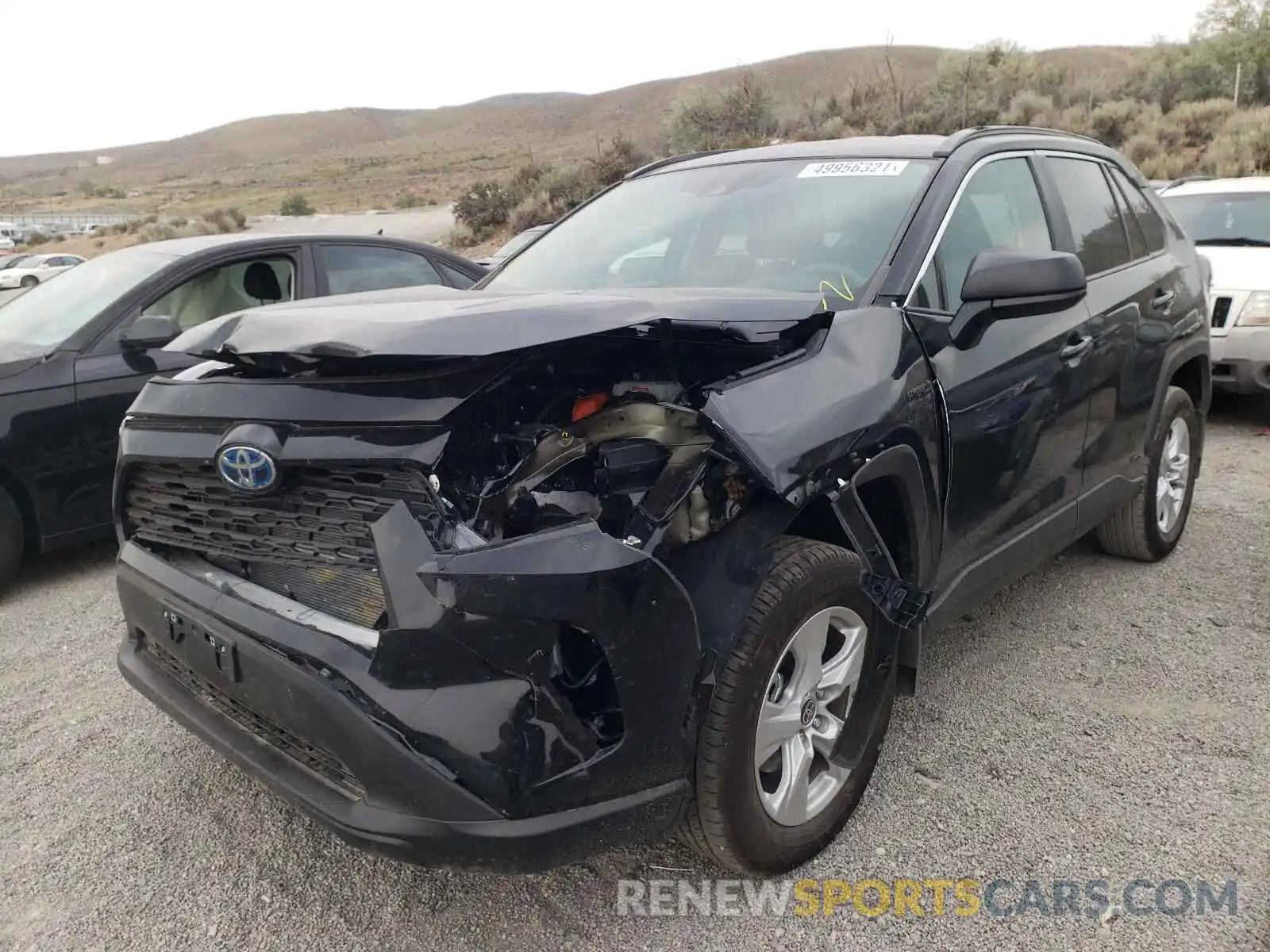 2 Photograph of a damaged car 2T3LWRFV2MW112660 TOYOTA RAV4 2021