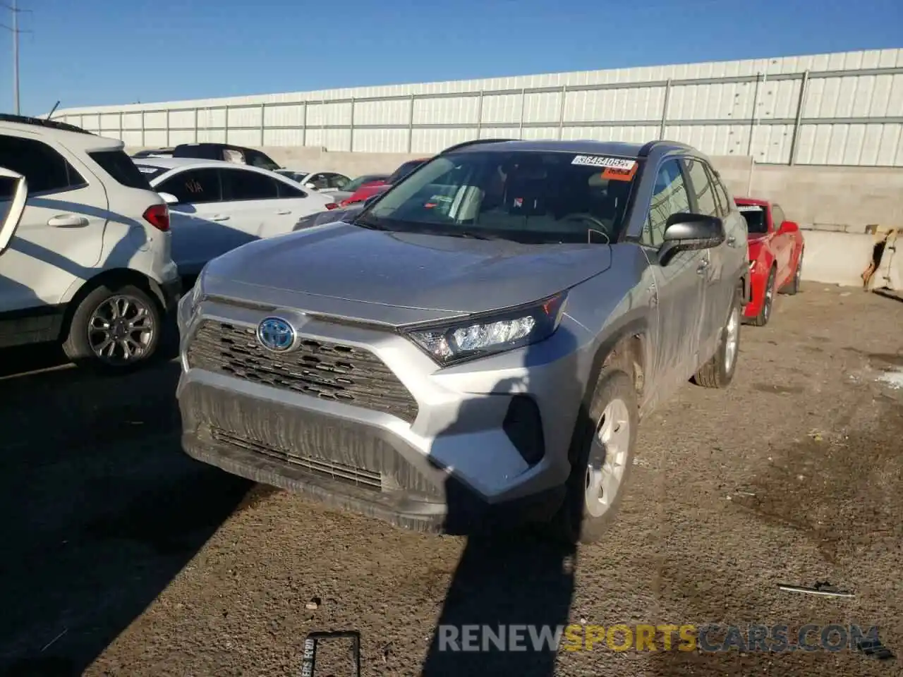 2 Photograph of a damaged car 2T3LWRFV7MW127641 TOYOTA RAV4 2021