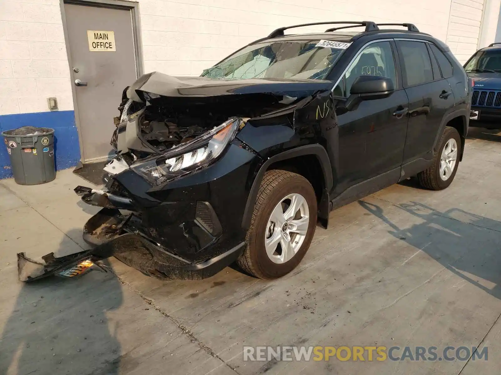 2 Photograph of a damaged car 2T3LWRFV8MW119659 TOYOTA RAV4 2021