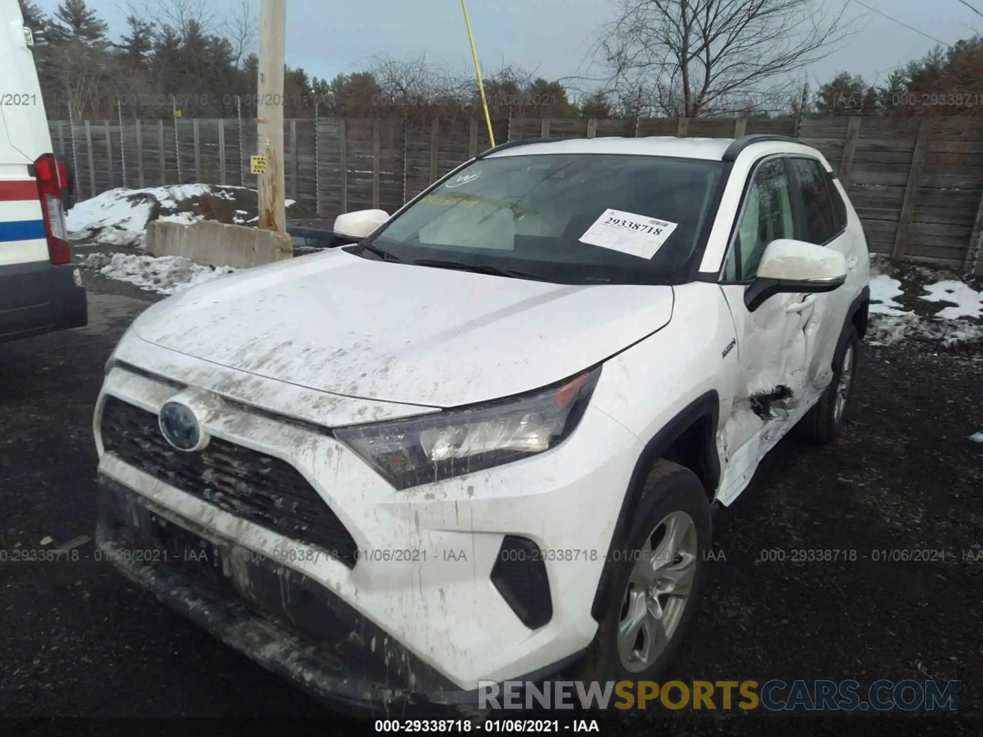 2 Photograph of a damaged car 2T3M6RFV1MW005491 TOYOTA RAV4 2021