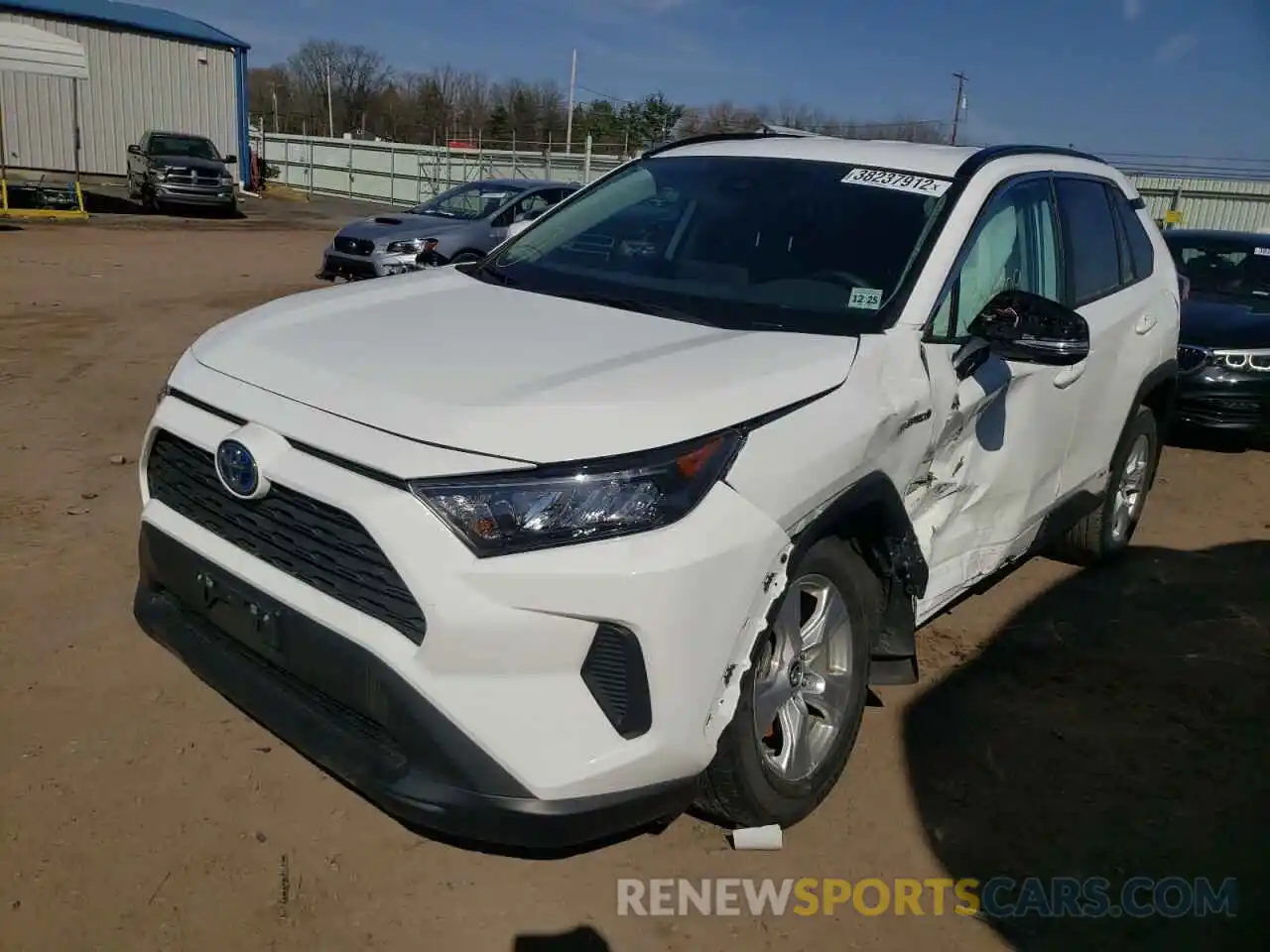 2 Photograph of a damaged car 2T3M6RFV7MW007584 TOYOTA RAV4 2021