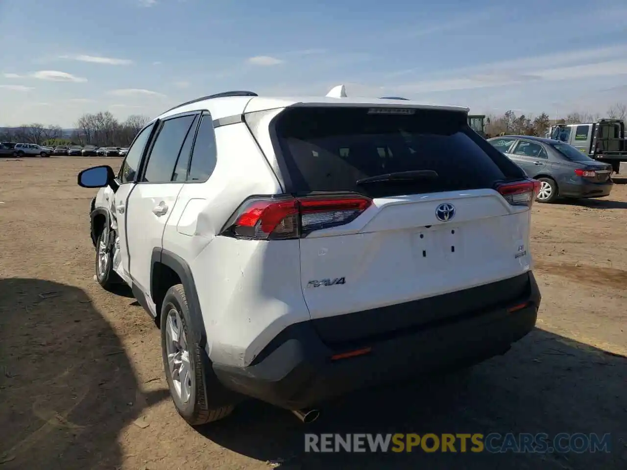 3 Photograph of a damaged car 2T3M6RFV7MW007584 TOYOTA RAV4 2021