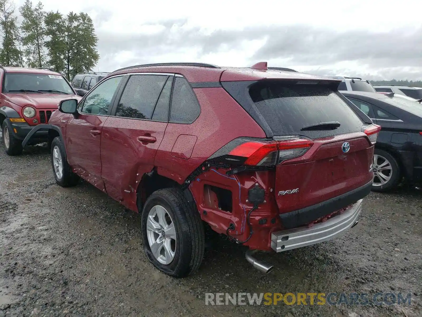 3 Фотография поврежденного автомобиля 2T3M6RFV9MW018103 TOYOTA RAV4 2021