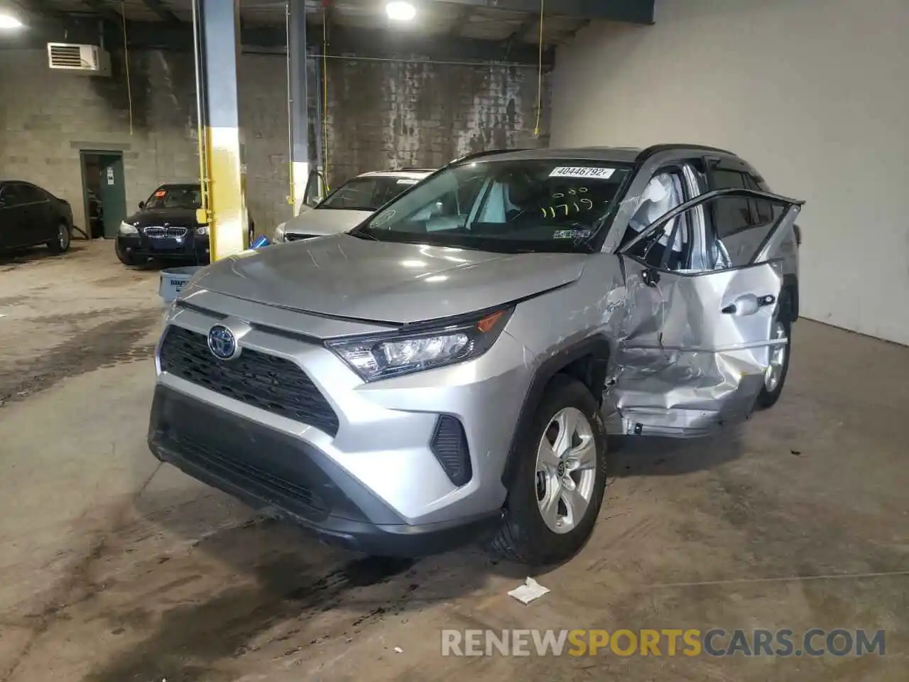 2 Photograph of a damaged car 2T3MWRFV1MW127395 TOYOTA RAV4 2021