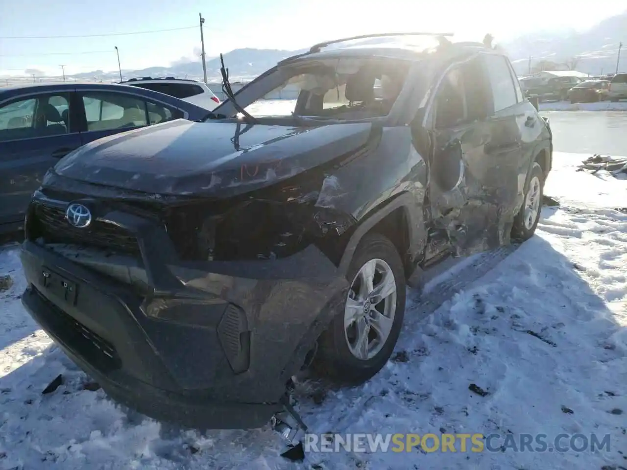 2 Photograph of a damaged car 2T3MWRFV6MW127554 TOYOTA RAV4 2021