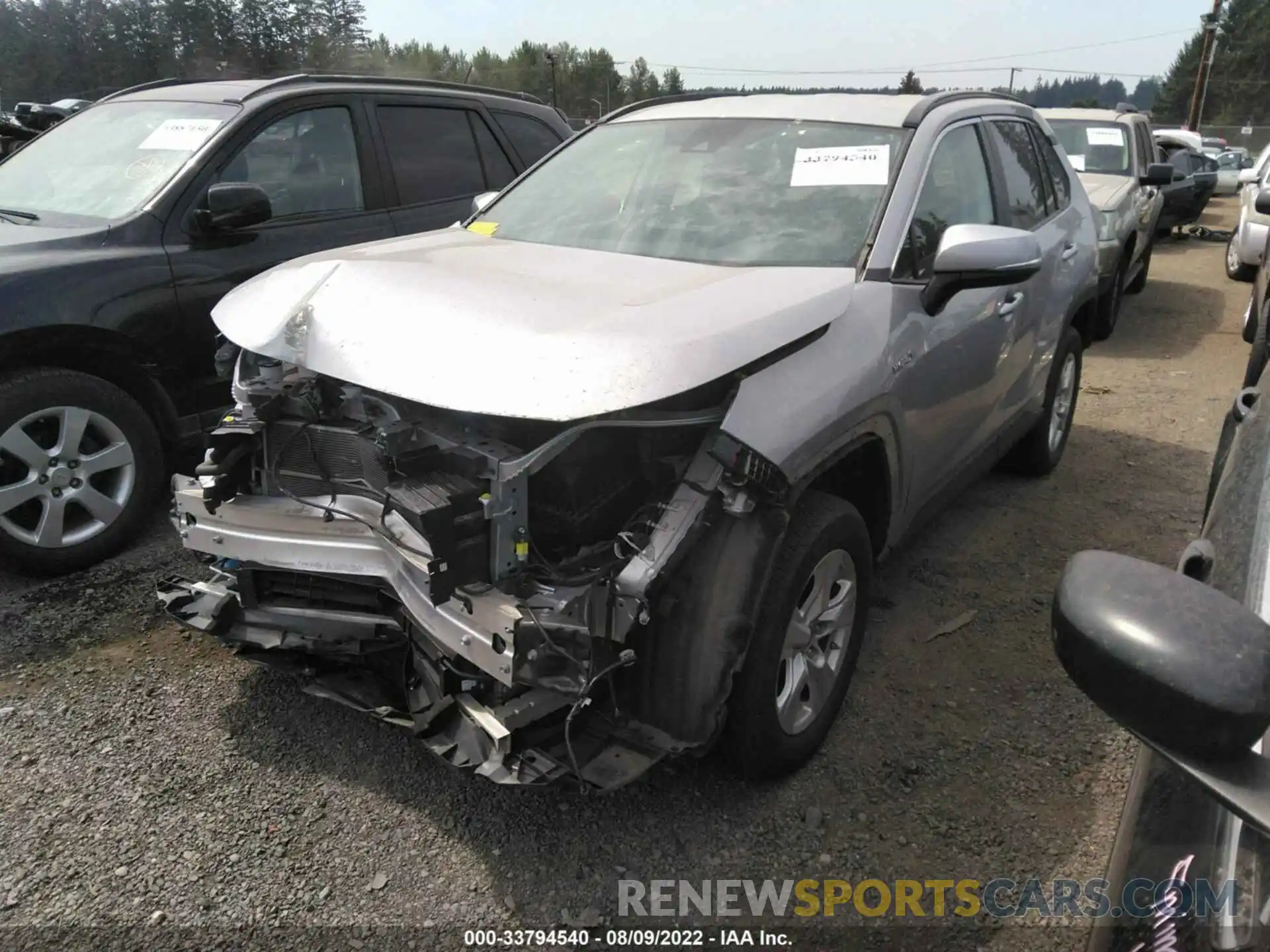 2 Photograph of a damaged car 2T3MWRFV7MW113792 TOYOTA RAV4 2021