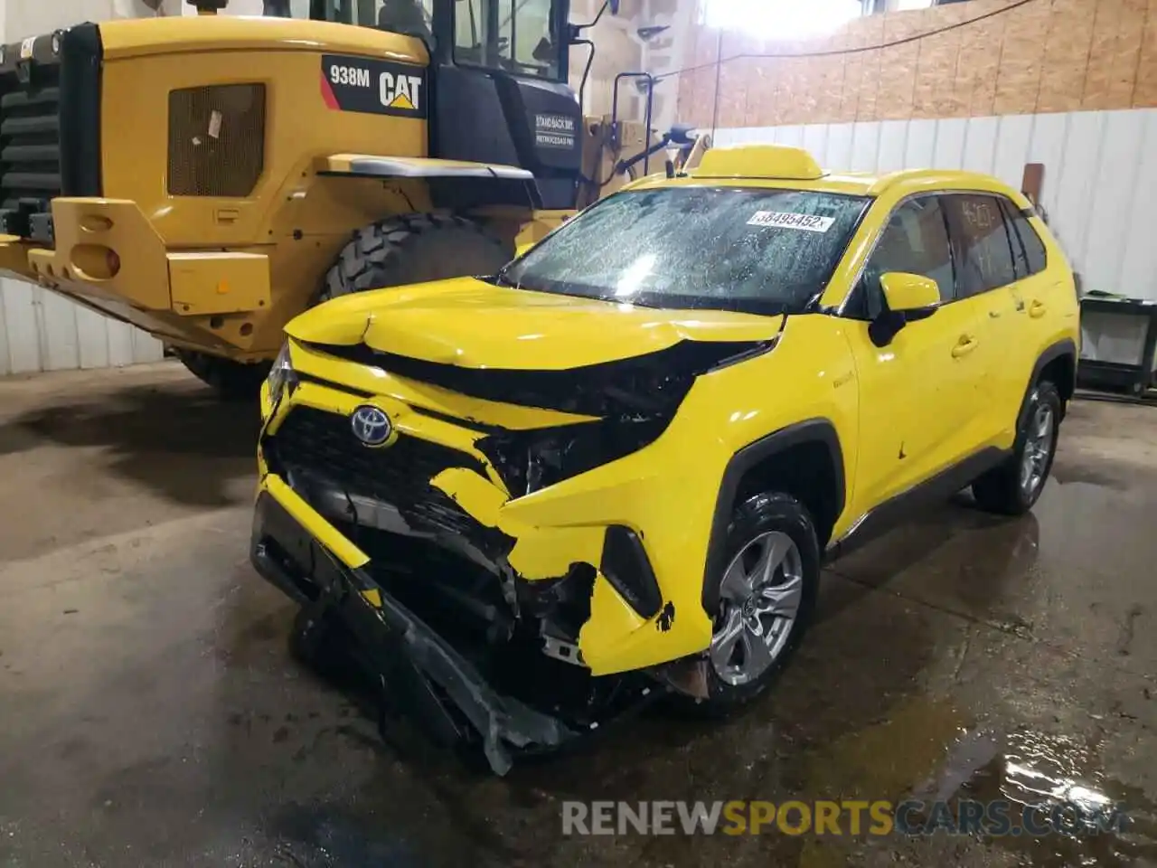 2 Photograph of a damaged car 2T3MWRFV9MW112093 TOYOTA RAV4 2021