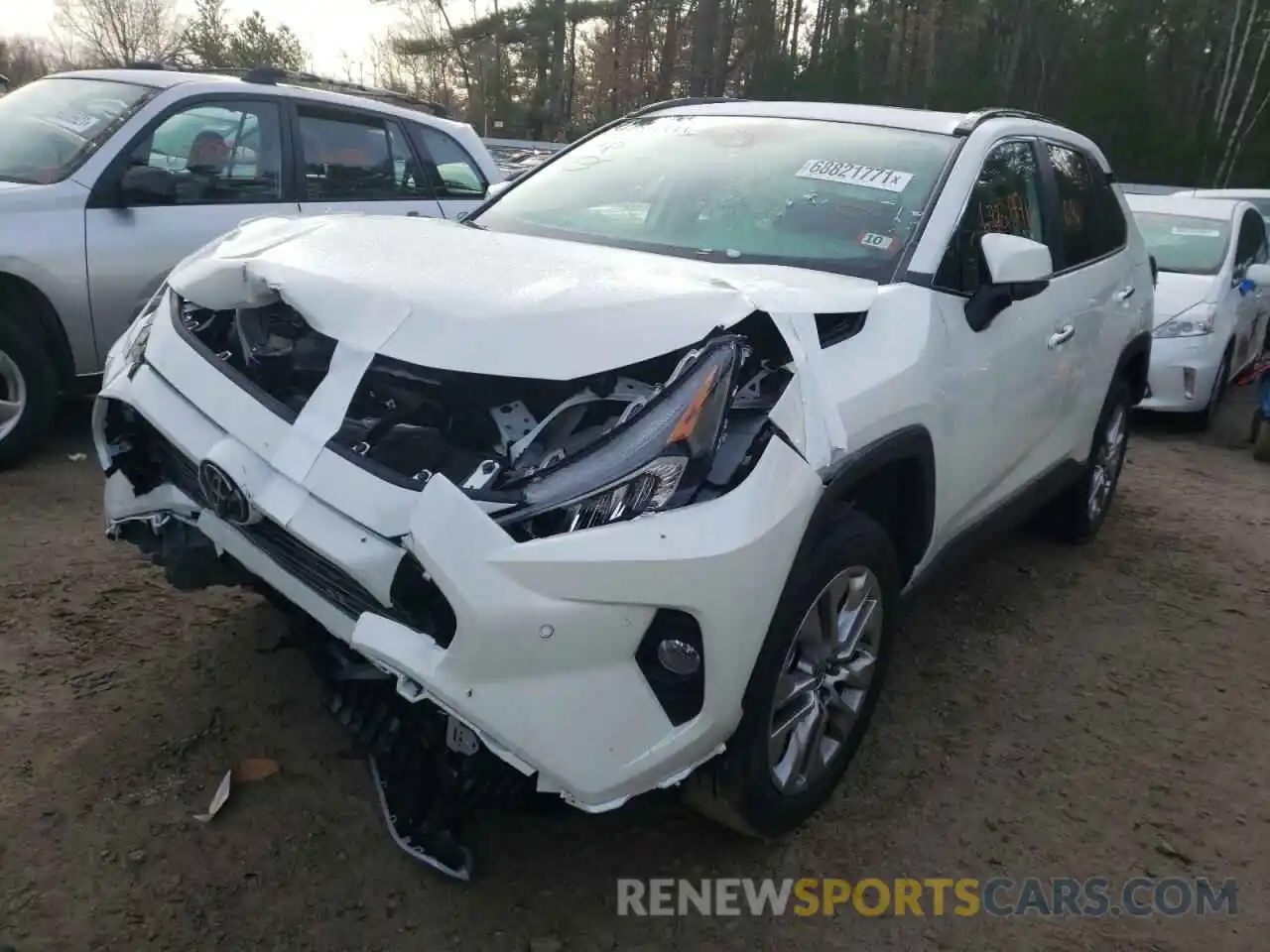 2 Photograph of a damaged car 2T3N1RFV0MW220413 TOYOTA RAV4 2021