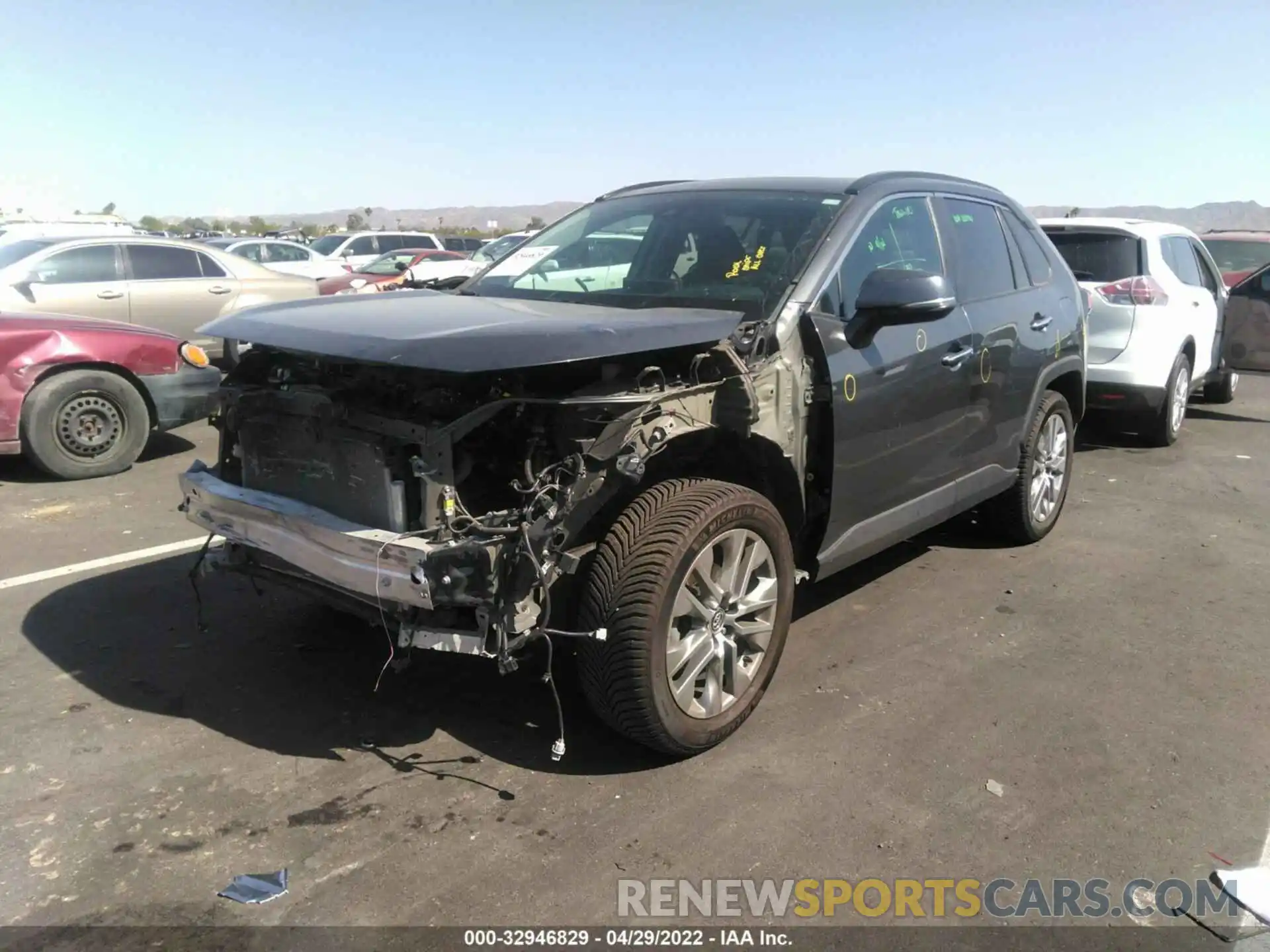 2 Photograph of a damaged car 2T3N1RFV2MC142895 TOYOTA RAV4 2021