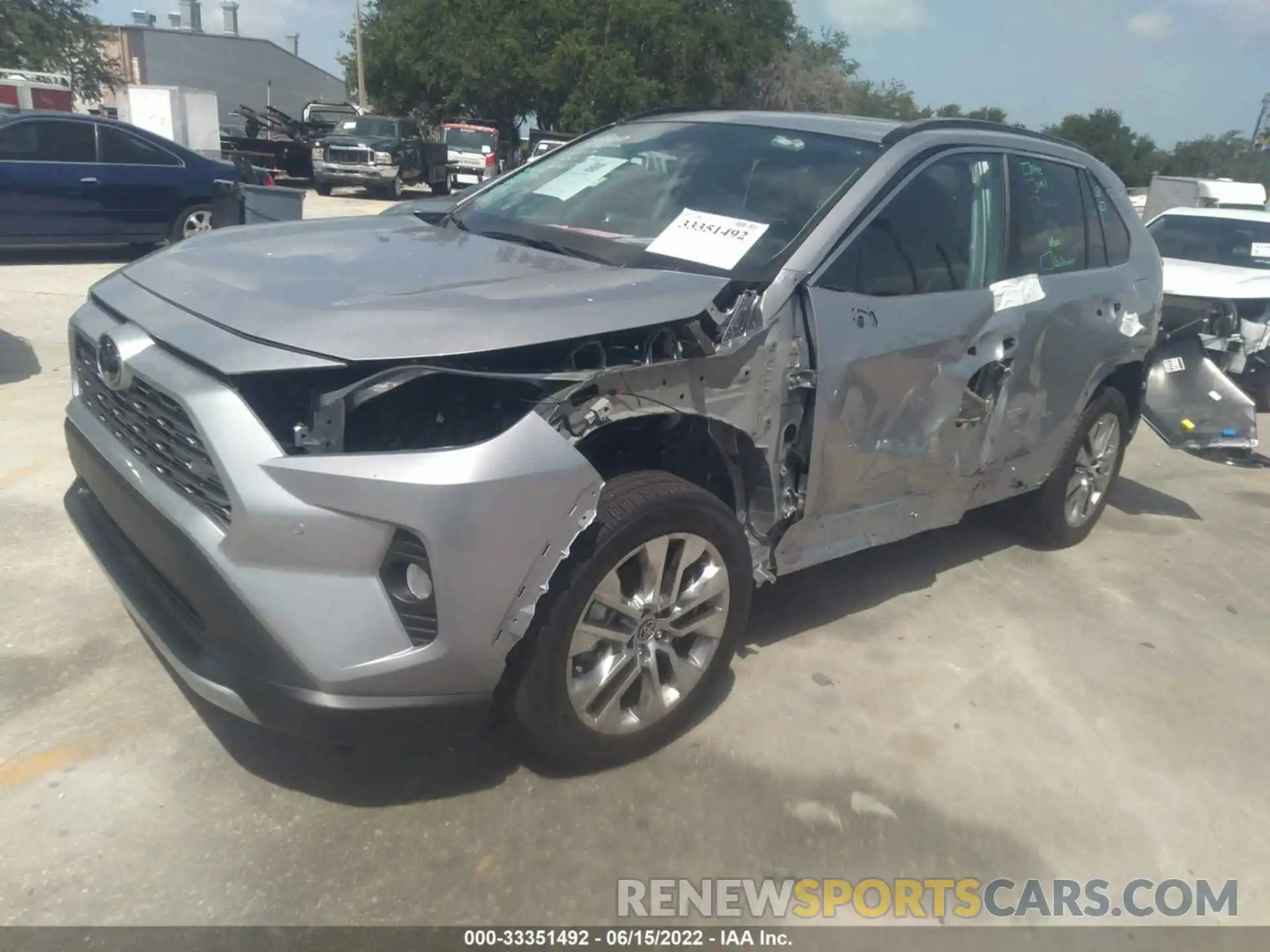 2 Photograph of a damaged car 2T3N1RFV3MC211691 TOYOTA RAV4 2021