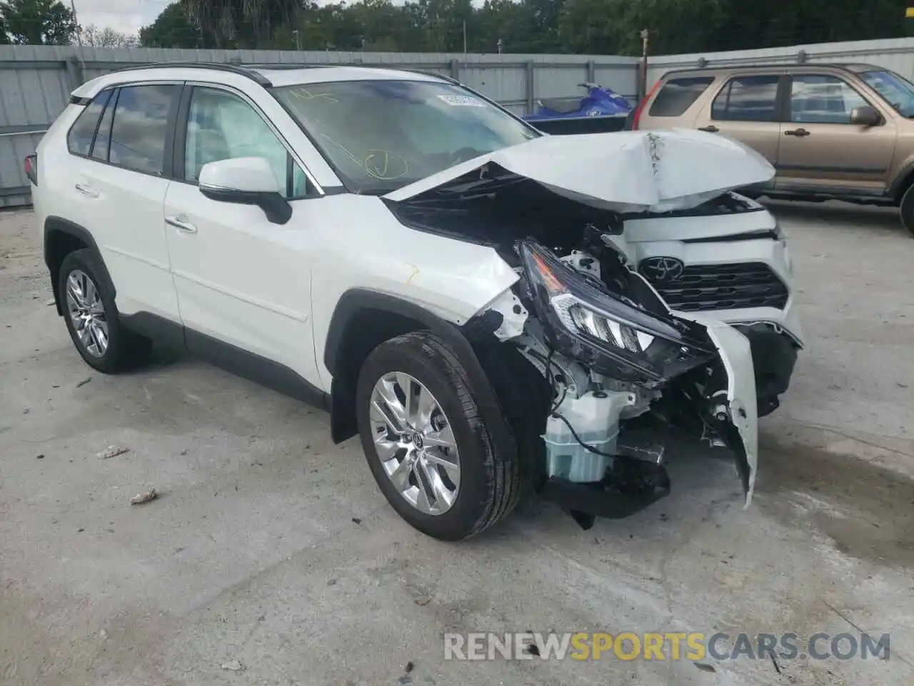 1 Photograph of a damaged car 2T3N1RFV3MW186855 TOYOTA RAV4 2021