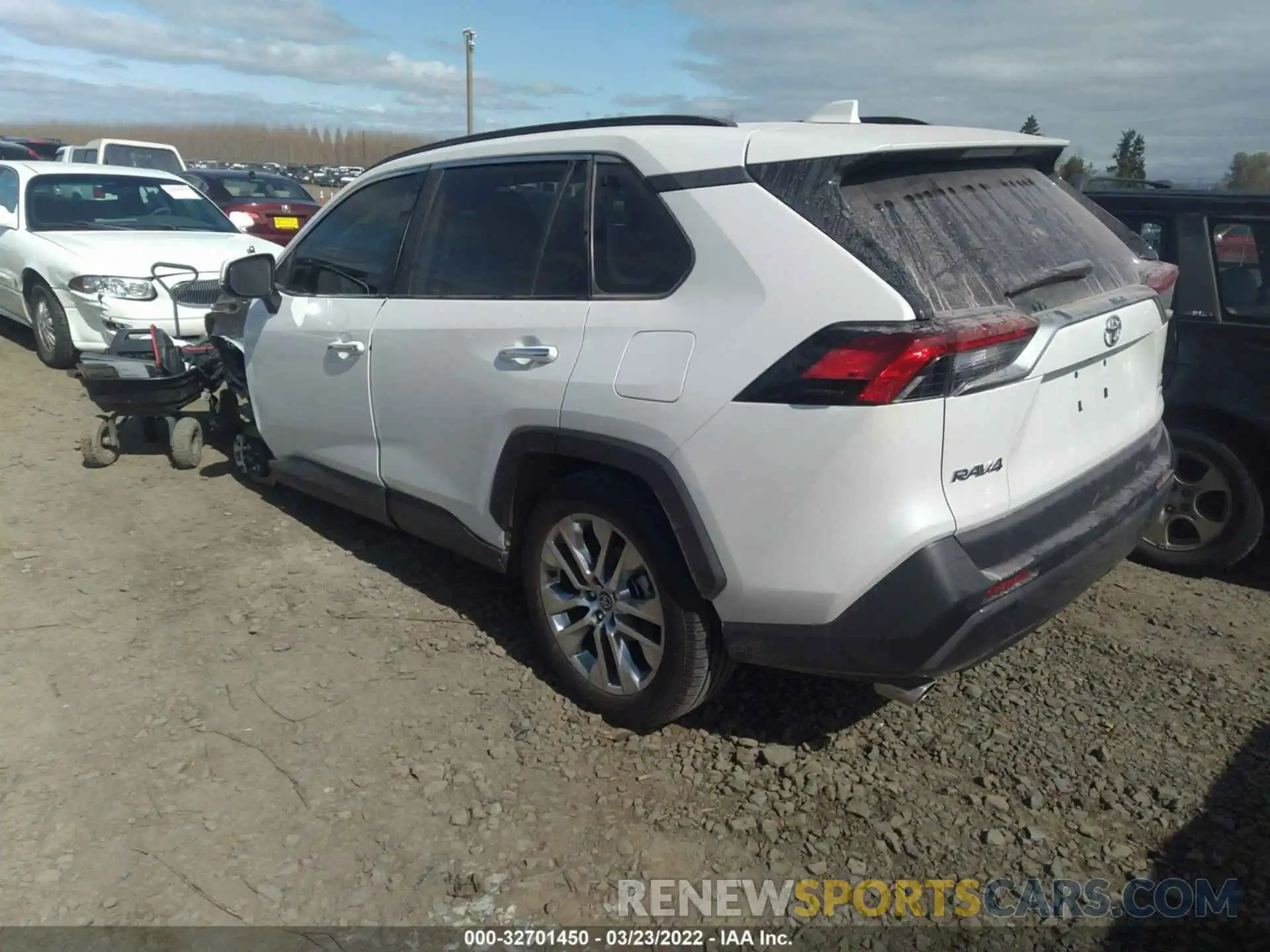 3 Photograph of a damaged car 2T3N1RFV4MW160541 TOYOTA RAV4 2021