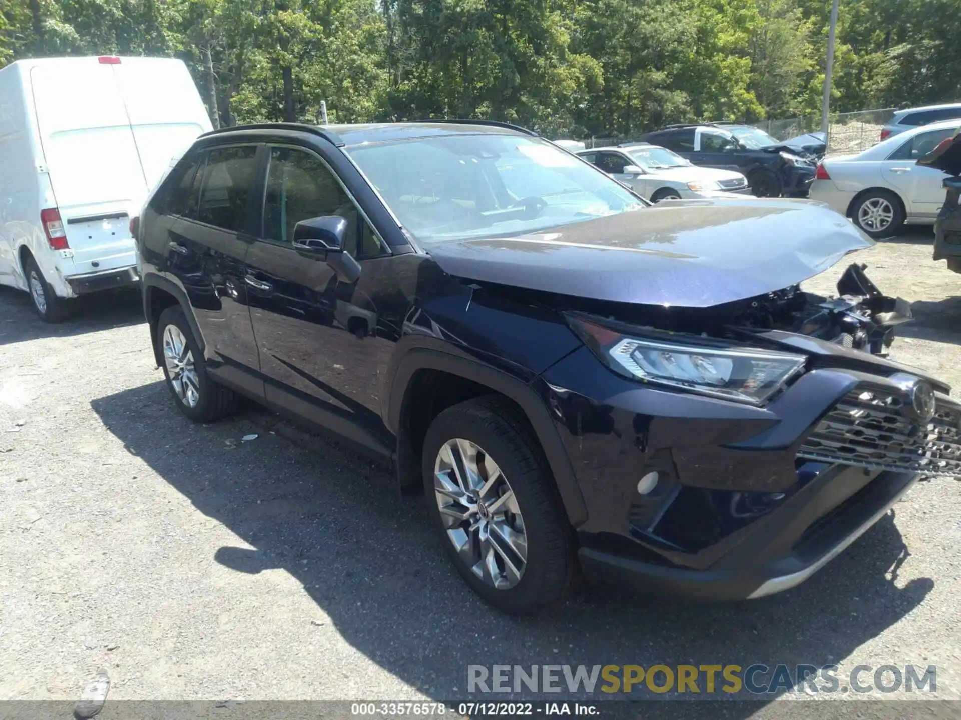 1 Photograph of a damaged car 2T3N1RFV4MW188971 TOYOTA RAV4 2021