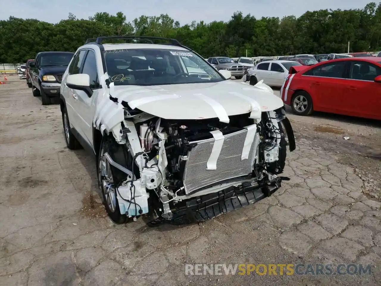 9 Photograph of a damaged car 2T3N1RFV4MW227641 TOYOTA RAV4 2021