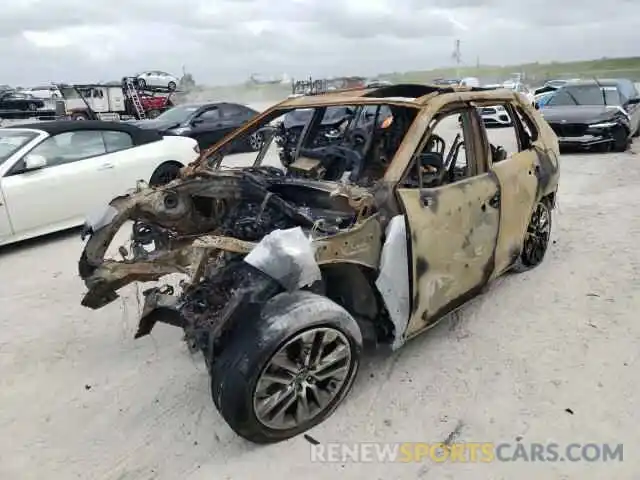 2 Photograph of a damaged car 2T3N1RFV5MC168827 TOYOTA RAV4 2021