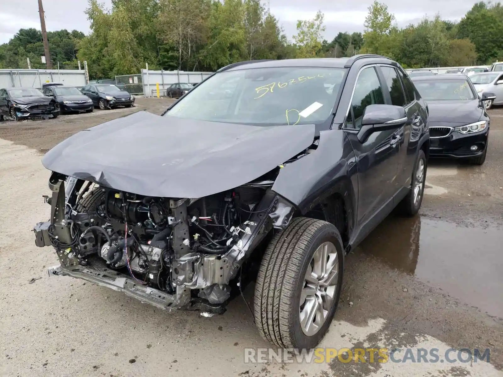 2 Photograph of a damaged car 2T3N1RFV5MC229173 TOYOTA RAV4 2021