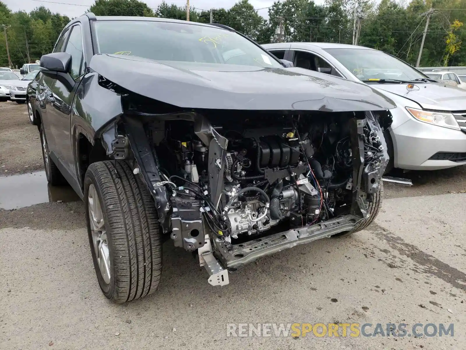 9 Photograph of a damaged car 2T3N1RFV5MC229173 TOYOTA RAV4 2021