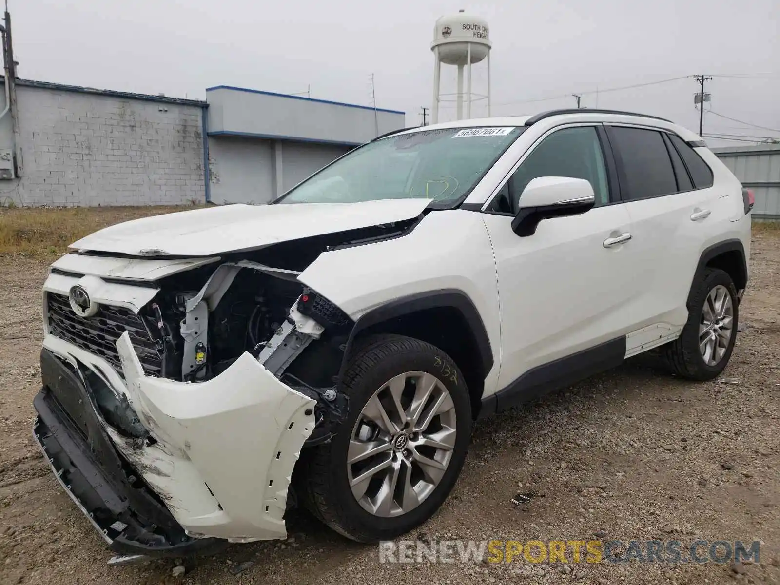 2 Photograph of a damaged car 2T3N1RFV5MW162881 TOYOTA RAV4 2021