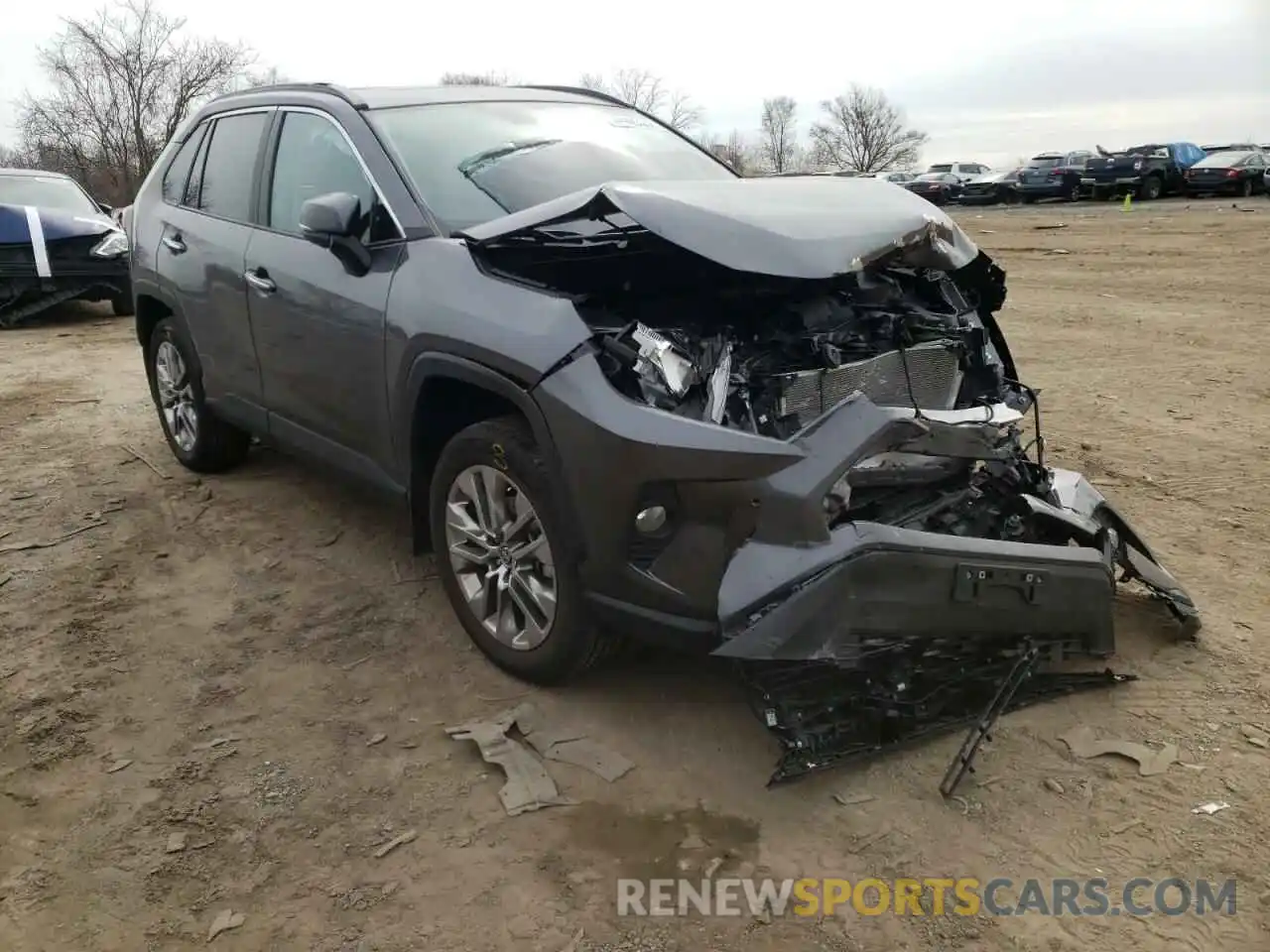 1 Photograph of a damaged car 2T3N1RFV6MC247858 TOYOTA RAV4 2021