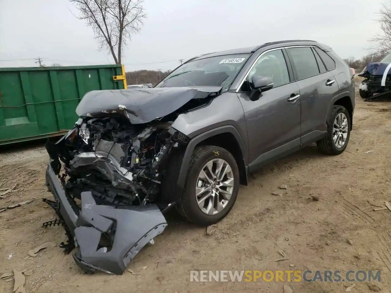 2 Photograph of a damaged car 2T3N1RFV6MC247858 TOYOTA RAV4 2021