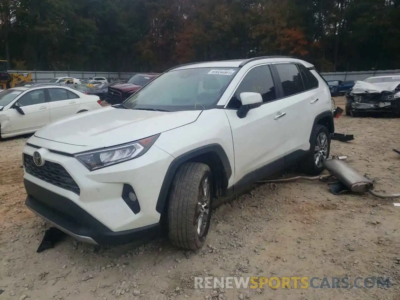 2 Photograph of a damaged car 2T3N1RFV6MW186834 TOYOTA RAV4 2021