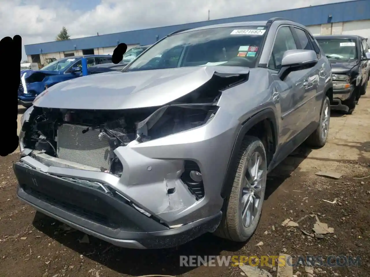 2 Photograph of a damaged car 2T3N1RFV7MC188576 TOYOTA RAV4 2021