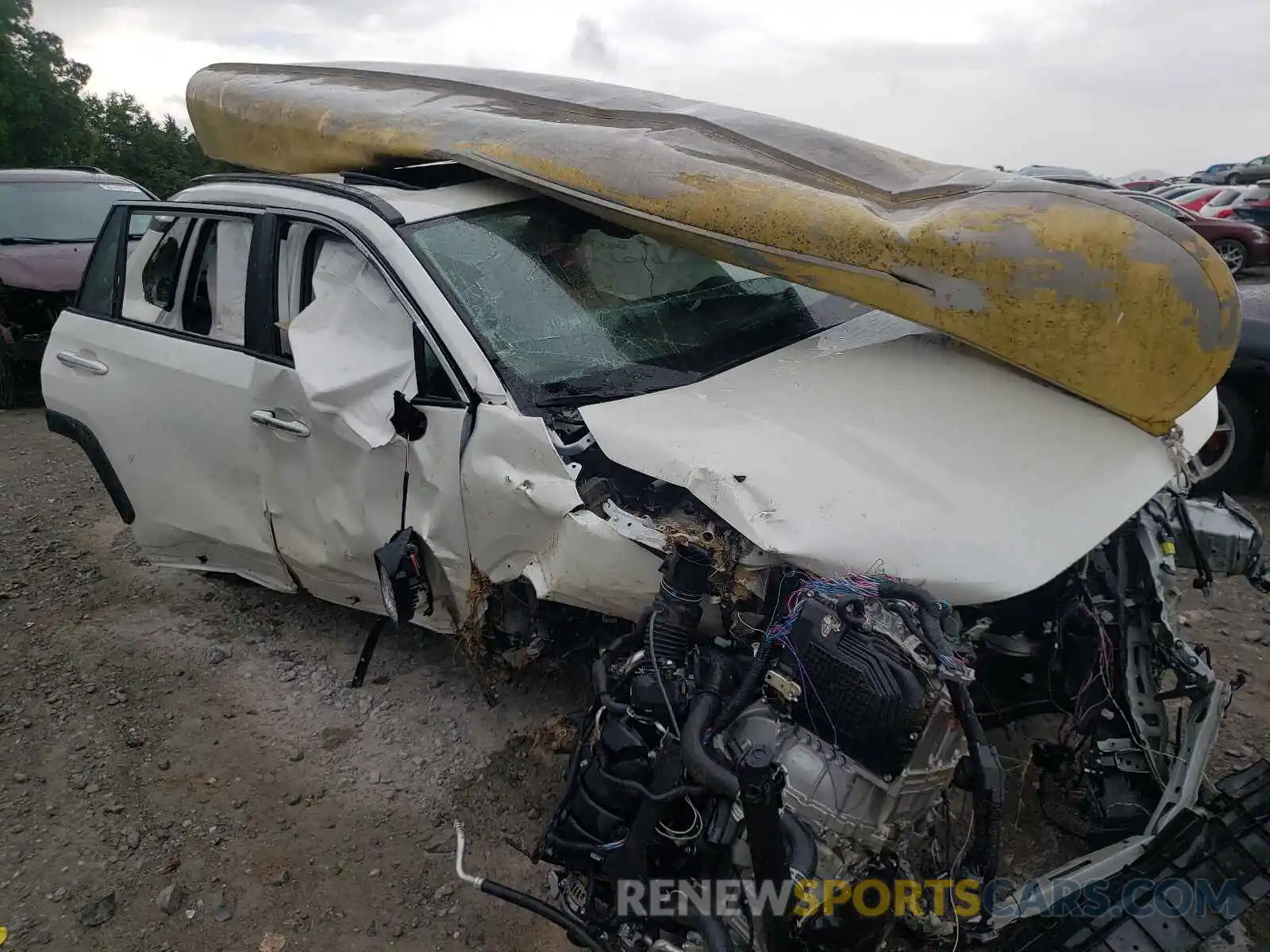 1 Photograph of a damaged car 2T3N1RFV7MW191878 TOYOTA RAV4 2021