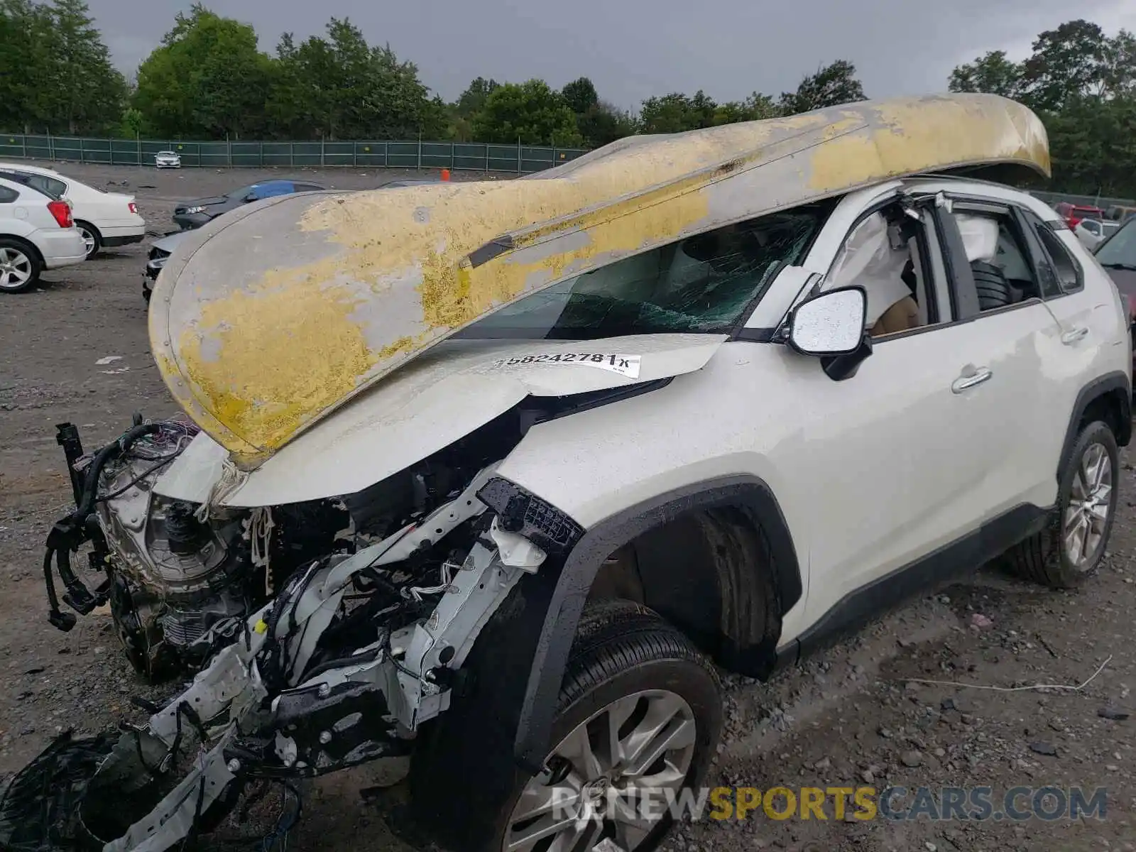 2 Photograph of a damaged car 2T3N1RFV7MW191878 TOYOTA RAV4 2021