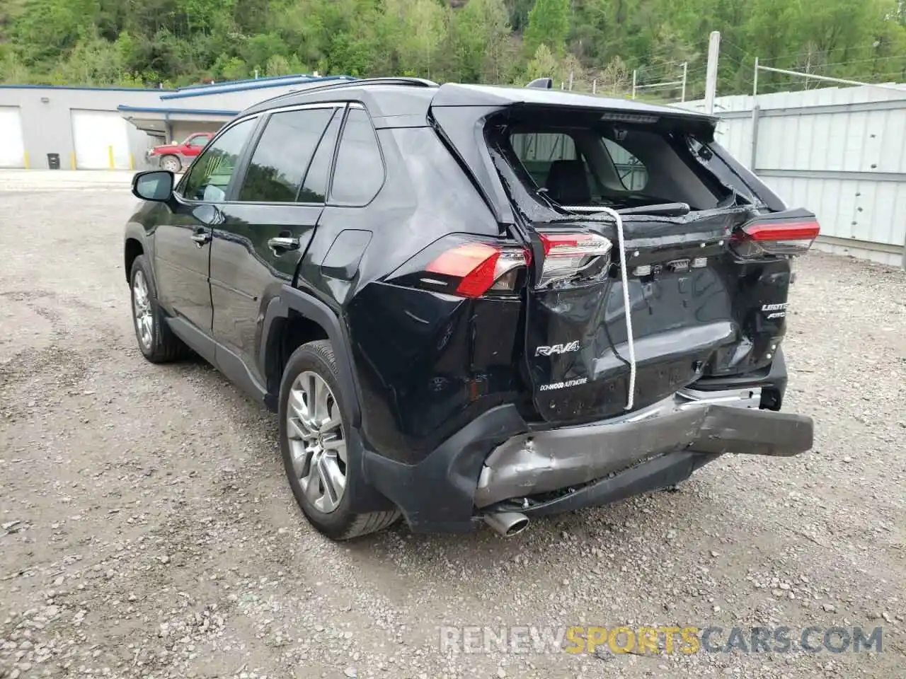 3 Photograph of a damaged car 2T3N1RFV8MW190447 TOYOTA RAV4 2021