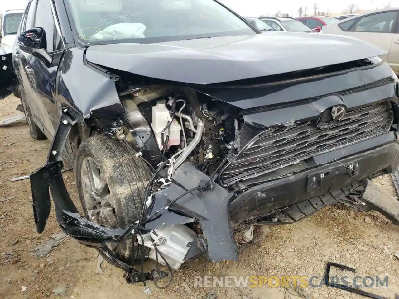 9 Photograph of a damaged car 2T3N1RFV9MW173656 TOYOTA RAV4 2021