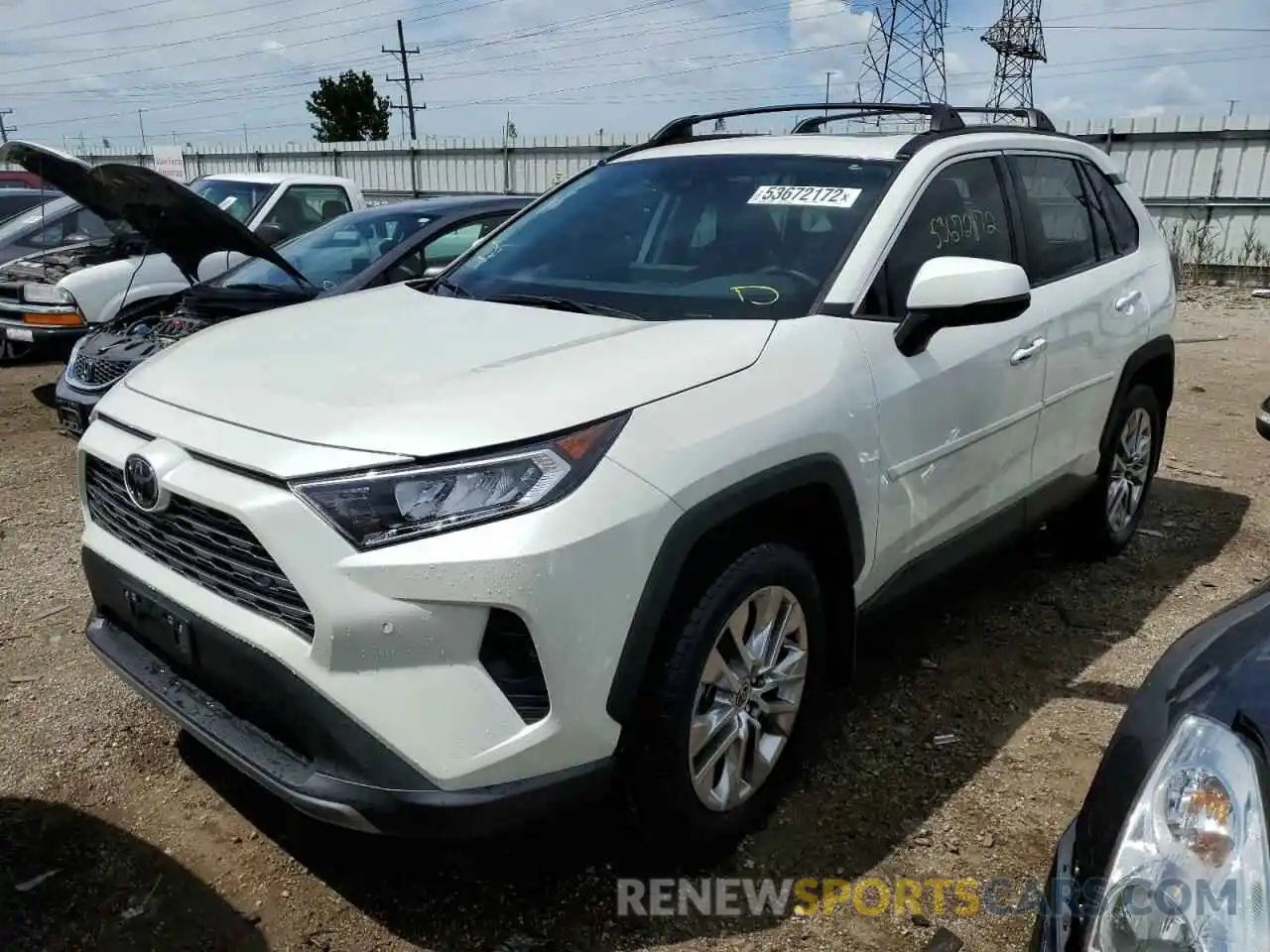 2 Photograph of a damaged car 2T3N1RFV9MW222662 TOYOTA RAV4 2021