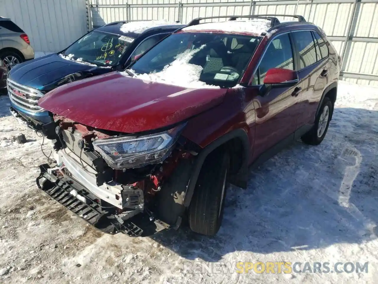 2 Фотография поврежденного автомобиля 2T3P1RFV0MC141981 TOYOTA RAV4 2021