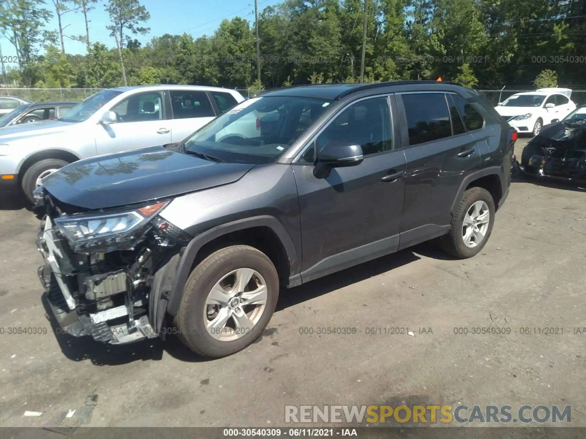 2 Photograph of a damaged car 2T3P1RFV0MC142550 TOYOTA RAV4 2021