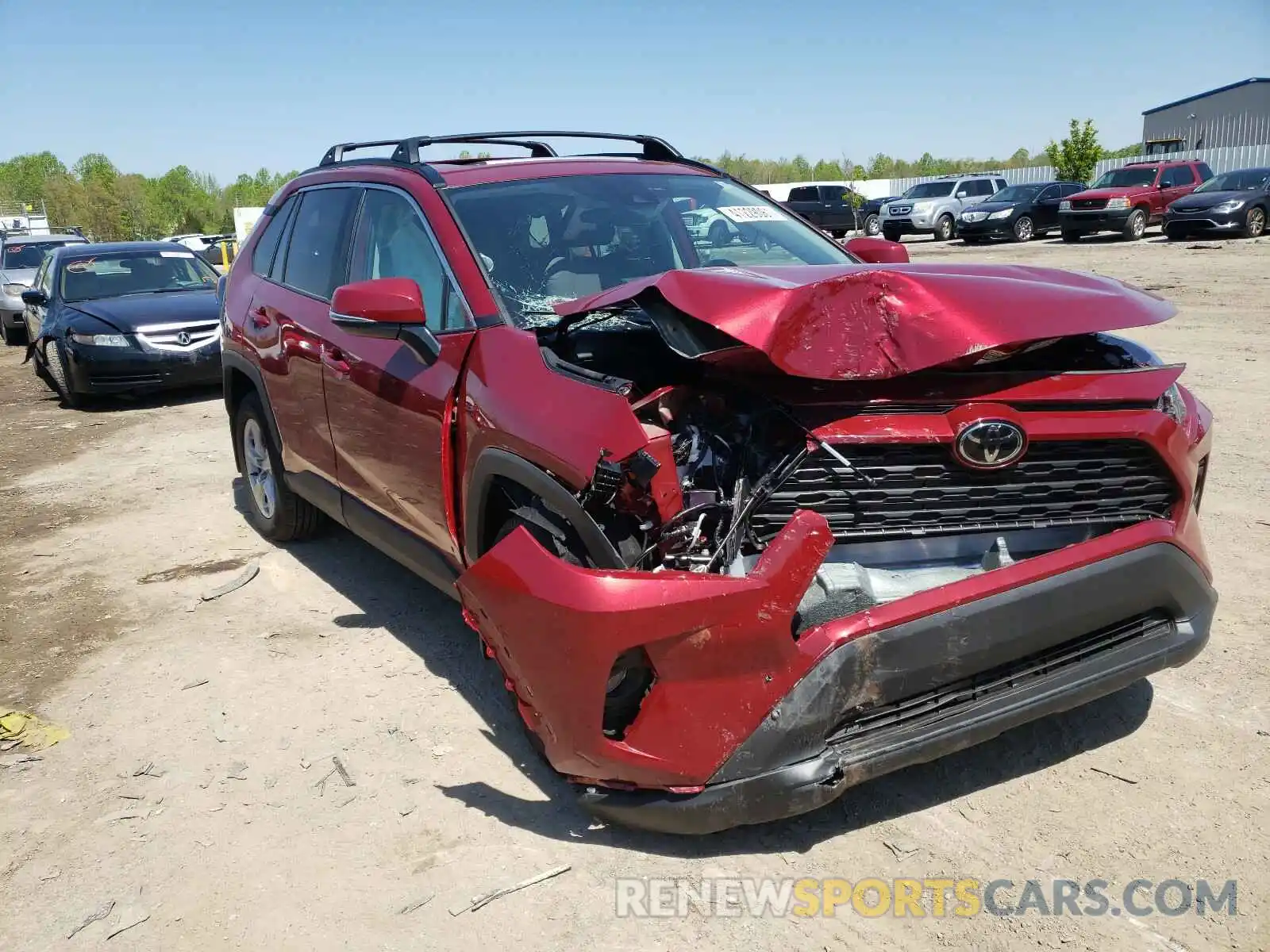 1 Photograph of a damaged car 2T3P1RFV0MC143052 TOYOTA RAV4 2021