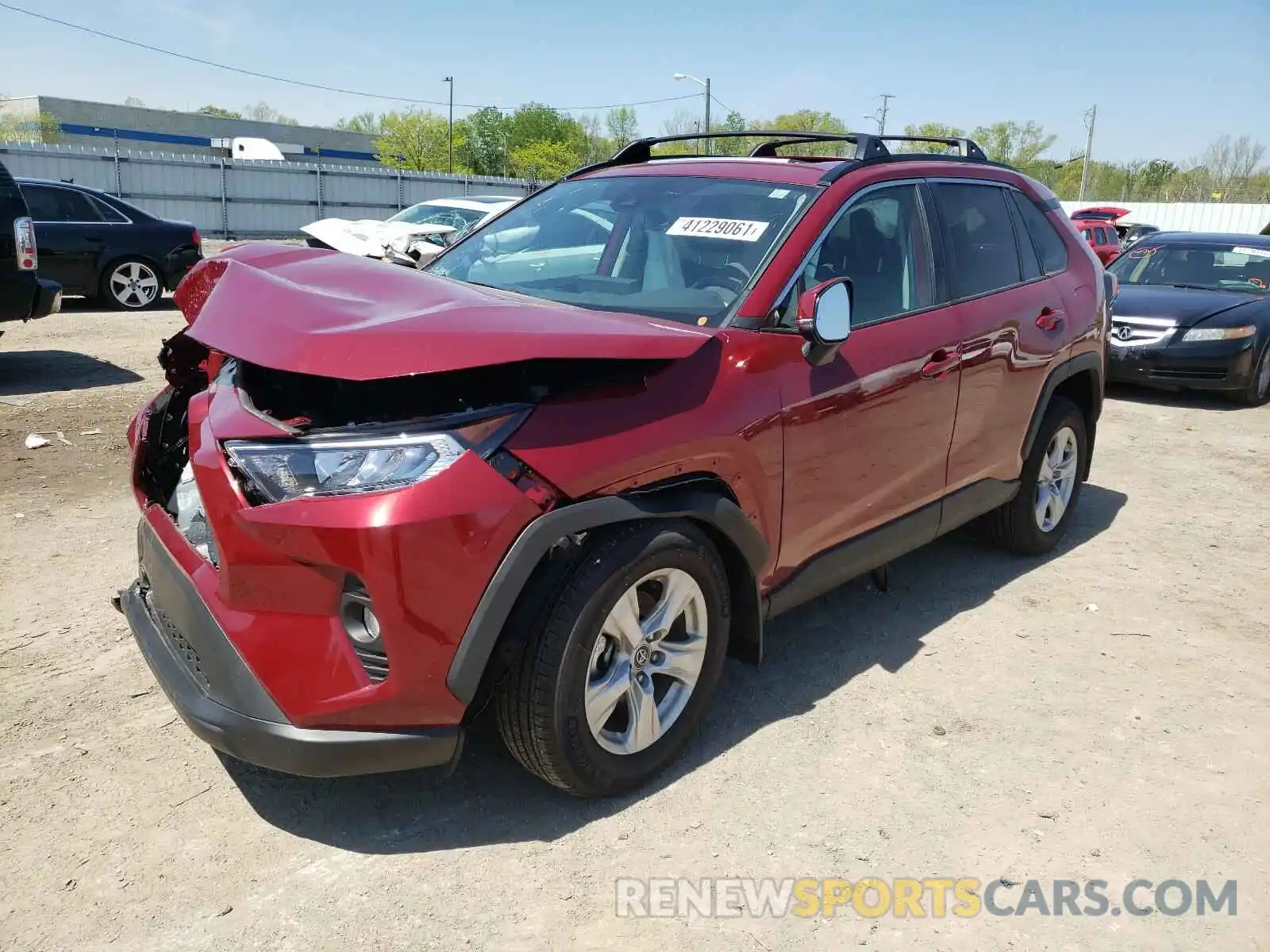 2 Photograph of a damaged car 2T3P1RFV0MC143052 TOYOTA RAV4 2021