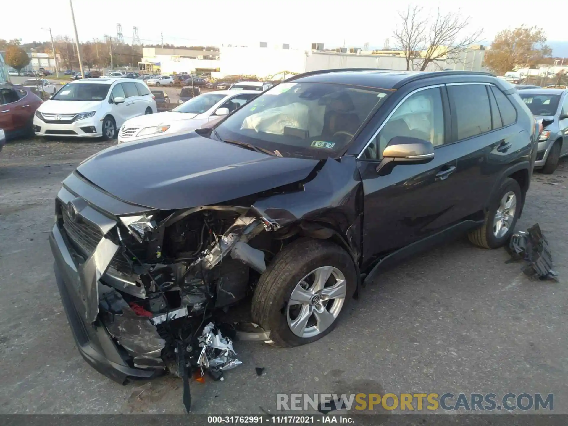 2 Фотография поврежденного автомобиля 2T3P1RFV0MC145237 TOYOTA RAV4 2021