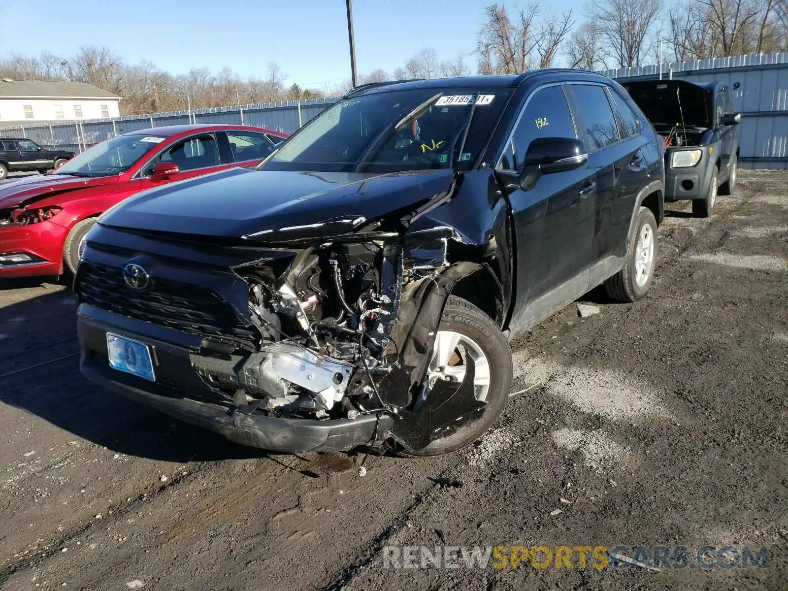 2 Photograph of a damaged car 2T3P1RFV0MC150602 TOYOTA RAV4 2021