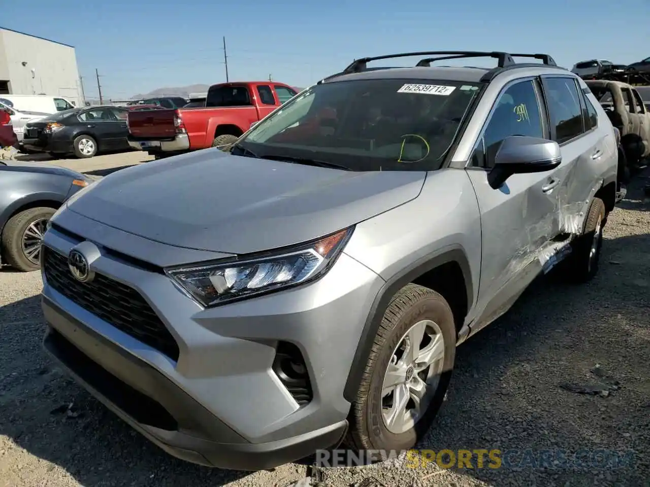 2 Photograph of a damaged car 2T3P1RFV0MC223645 TOYOTA RAV4 2021