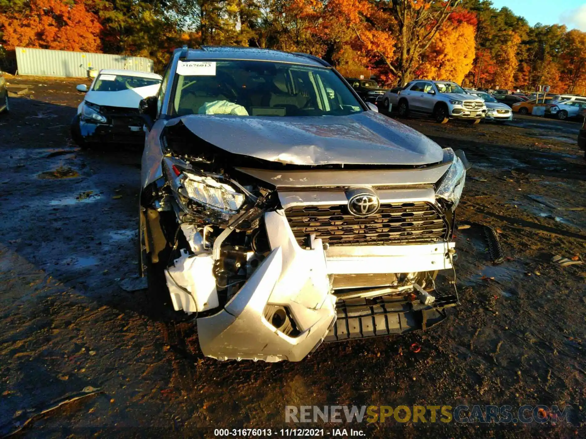 6 Photograph of a damaged car 2T3P1RFV0MC227596 TOYOTA RAV4 2021