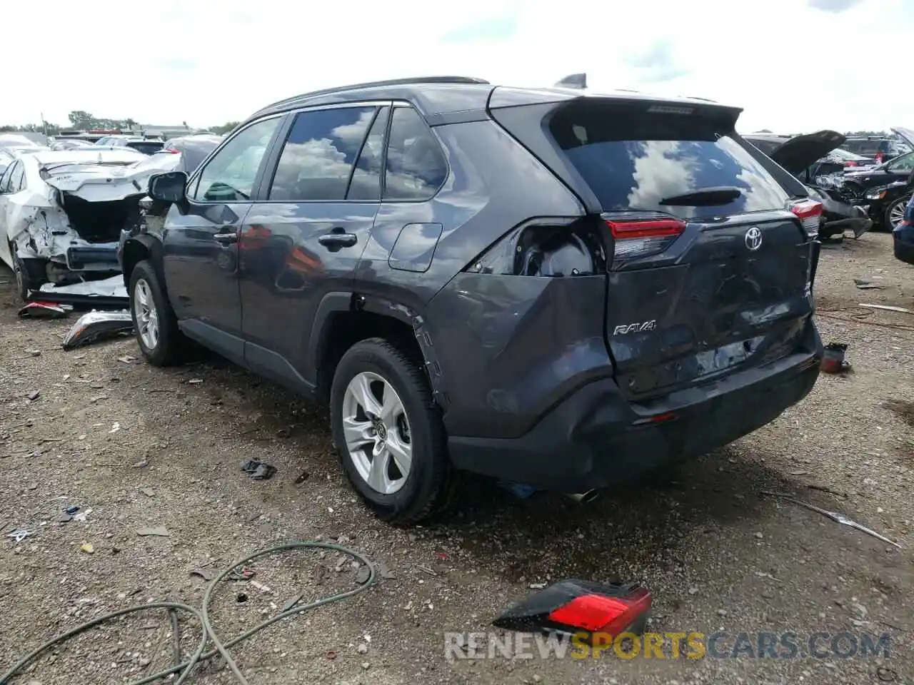 3 Photograph of a damaged car 2T3P1RFV0MC255785 TOYOTA RAV4 2021