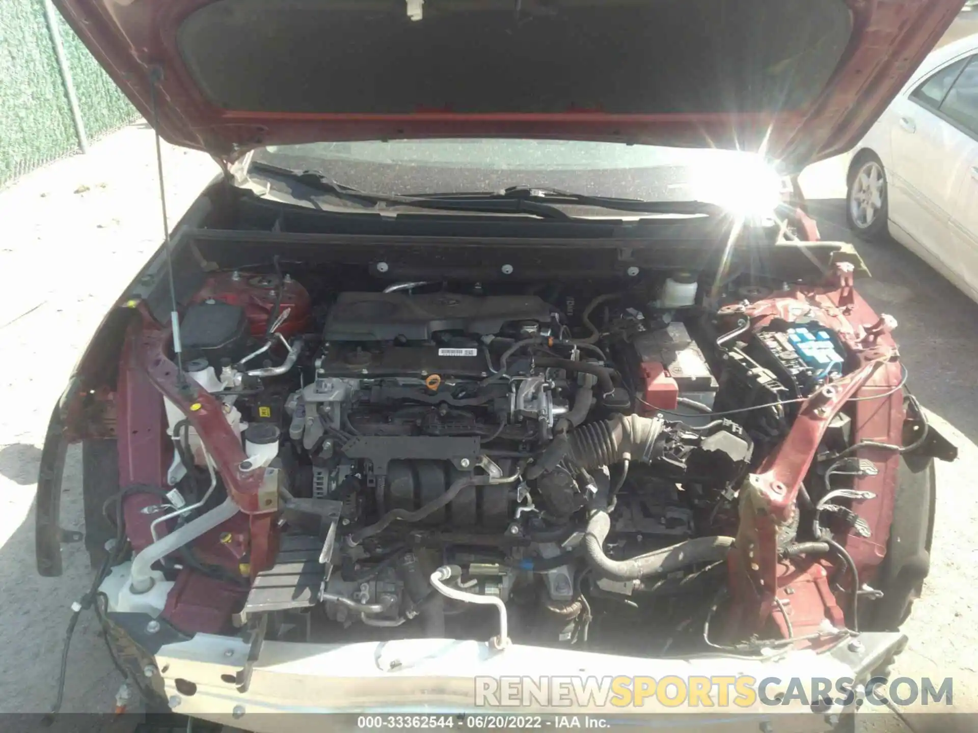 10 Фотография поврежденного автомобиля 2T3P1RFV0MW148525 TOYOTA RAV4 2021