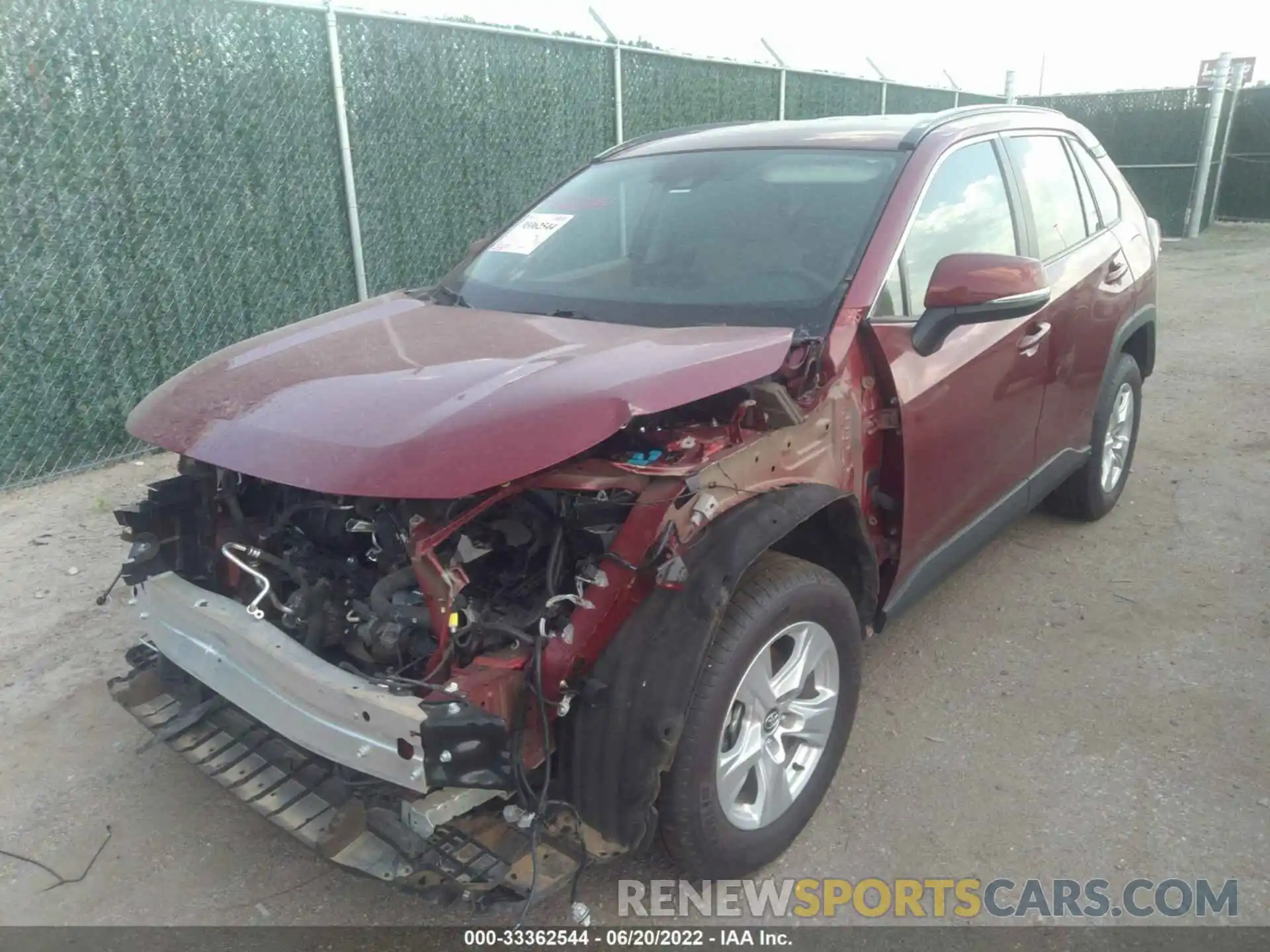 2 Photograph of a damaged car 2T3P1RFV0MW148525 TOYOTA RAV4 2021