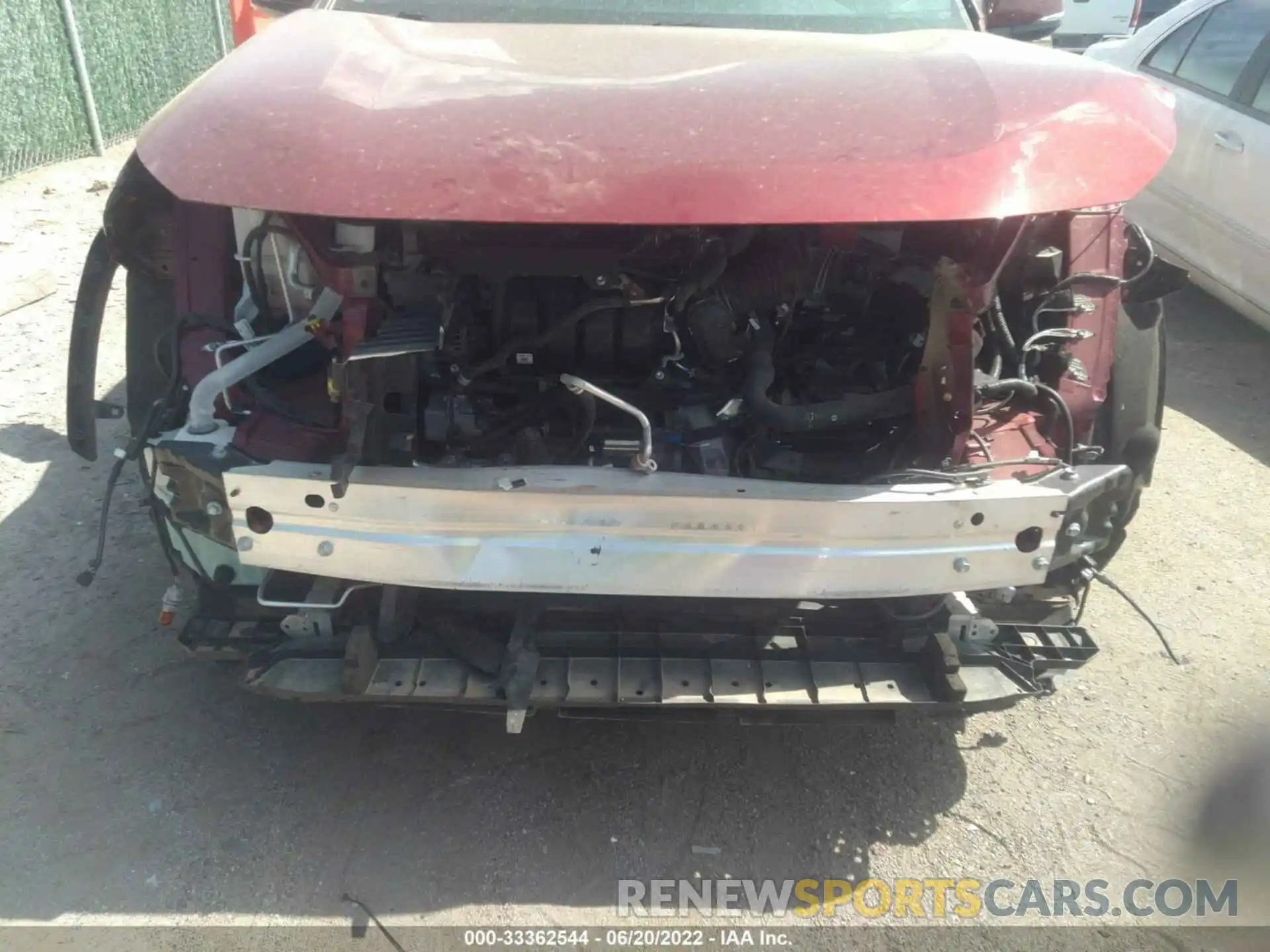 6 Фотография поврежденного автомобиля 2T3P1RFV0MW148525 TOYOTA RAV4 2021