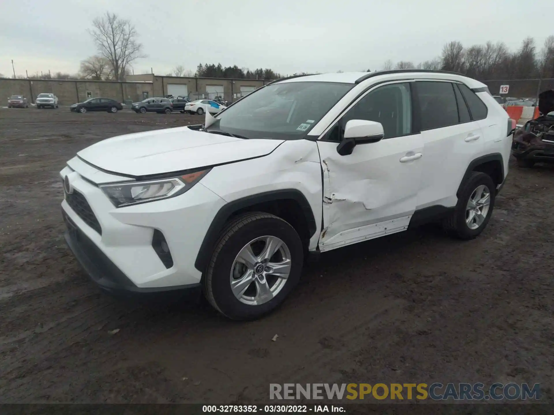 2 Фотография поврежденного автомобиля 2T3P1RFV0MW150078 TOYOTA RAV4 2021