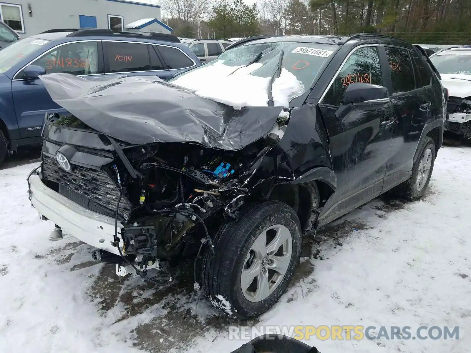 2 Photograph of a damaged car 2T3P1RFV0MW161646 TOYOTA RAV4 2021